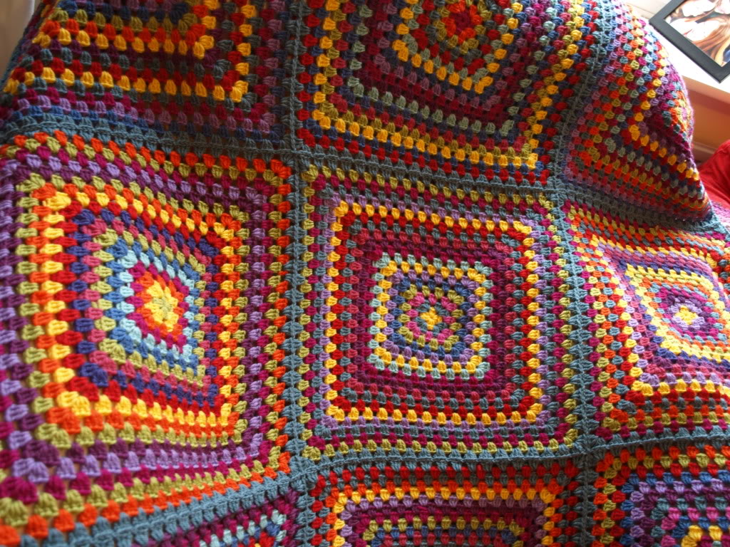 crochet free room patterns for living Square   Gallery Pattern Granny LZK Baby Blanket Easy Crochet
