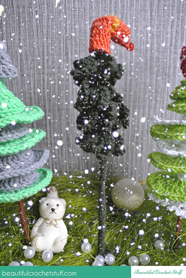 crocheted christmas tree pattern