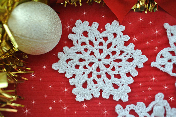 christmas-snowflakes free pattern