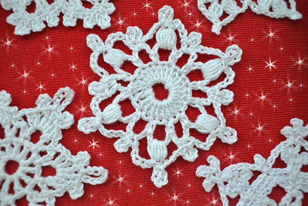 crochet snowflakes free pattern