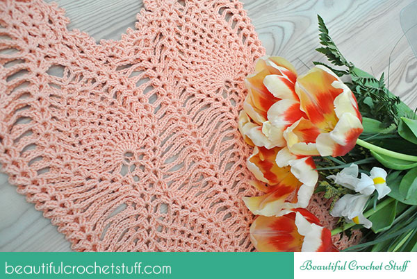 pineapple crochet dress free pattern