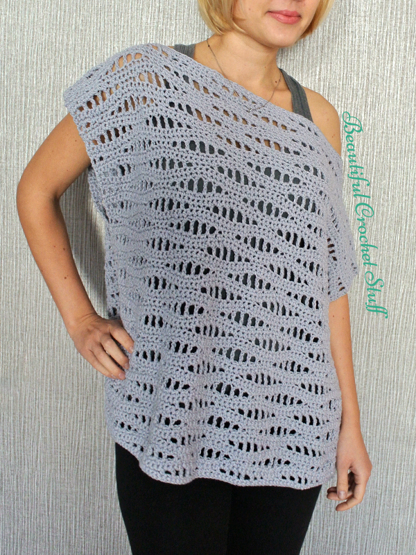 Crochet Poncho Free Pattern