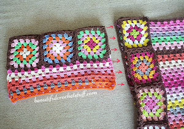 Granny Square Crochet Cardigan