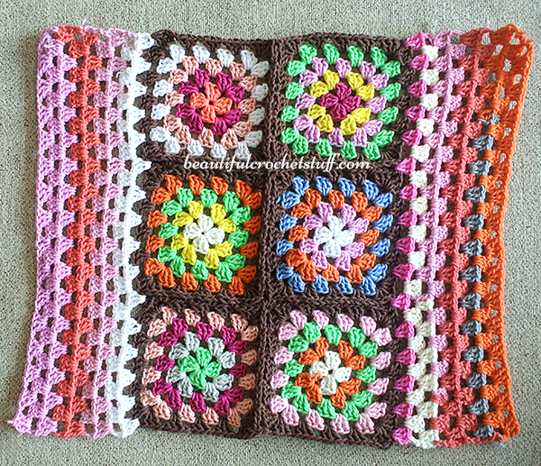 Crochet Granny Squares Pattern
