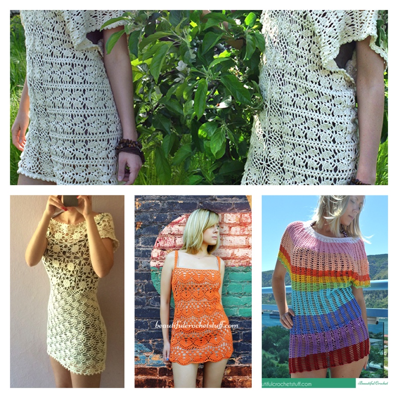 Crochet Dresses and Tunics Free Patterns