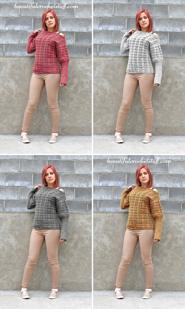Crochet Sweater Free Pattern