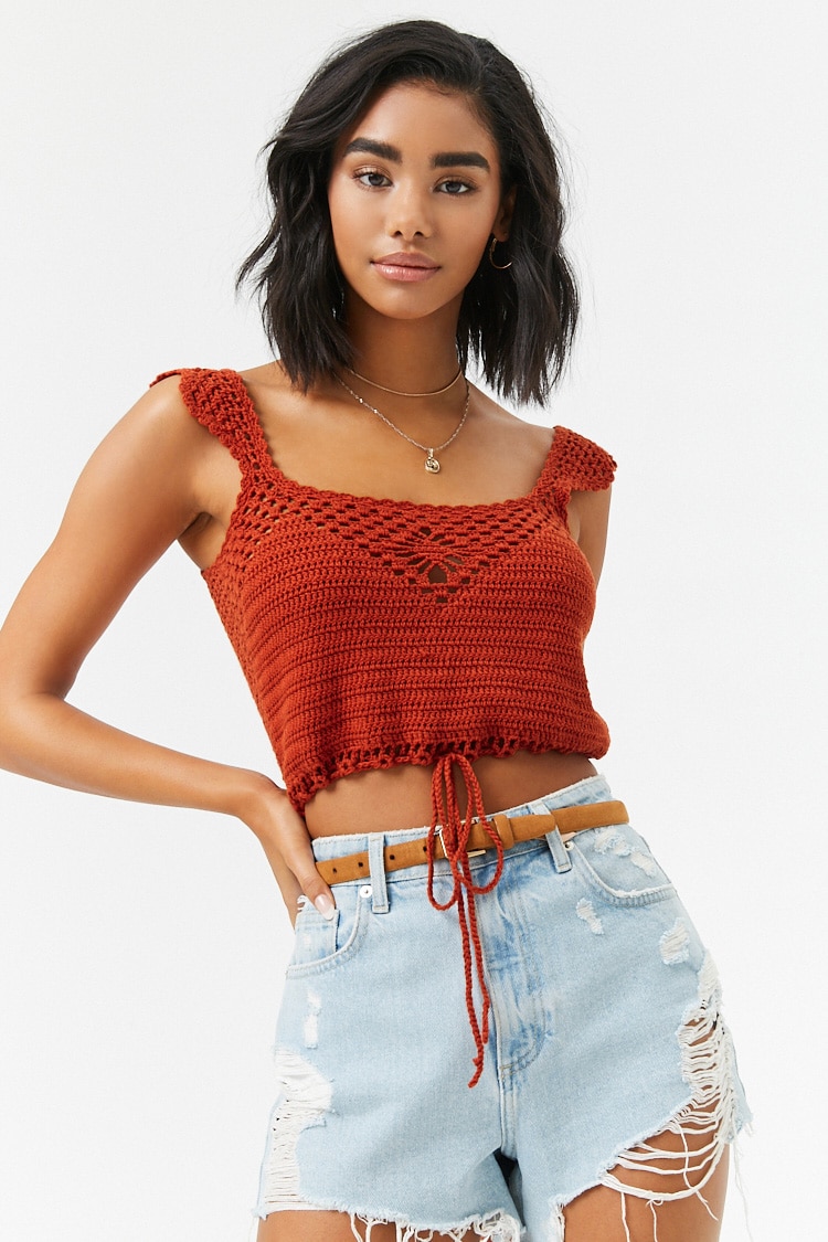 Crochet Crop Top Free Pattern Forever 21 Style