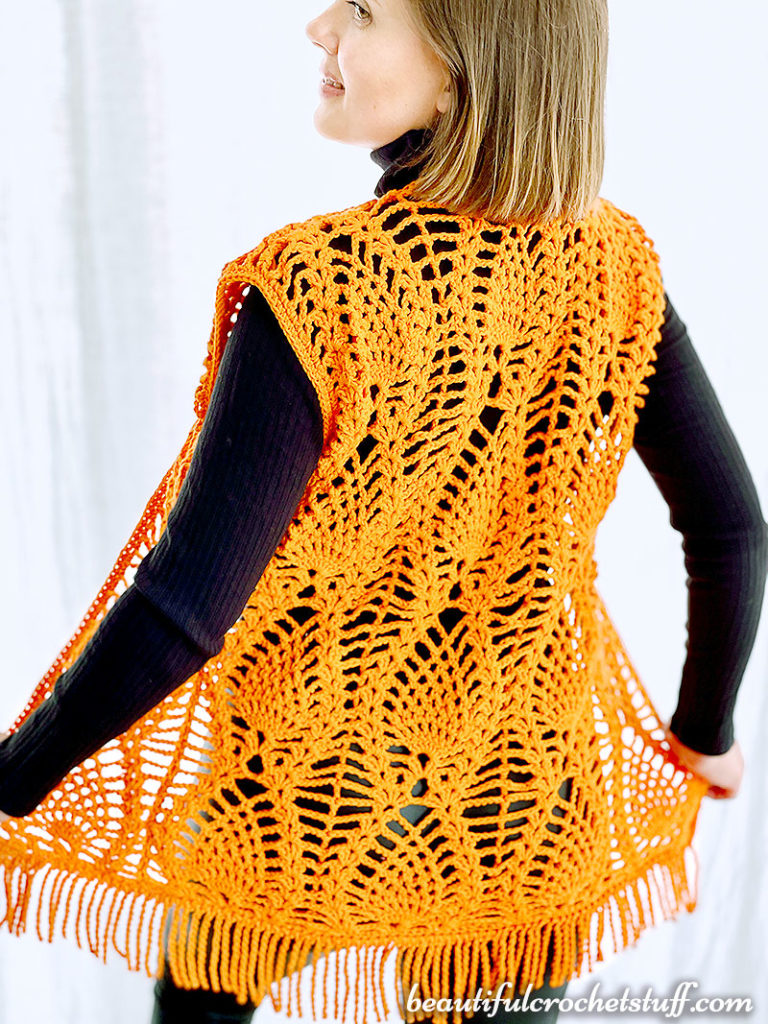 Crochet Pineapple Vest Free Pattern Beautiful Crochet Stuff