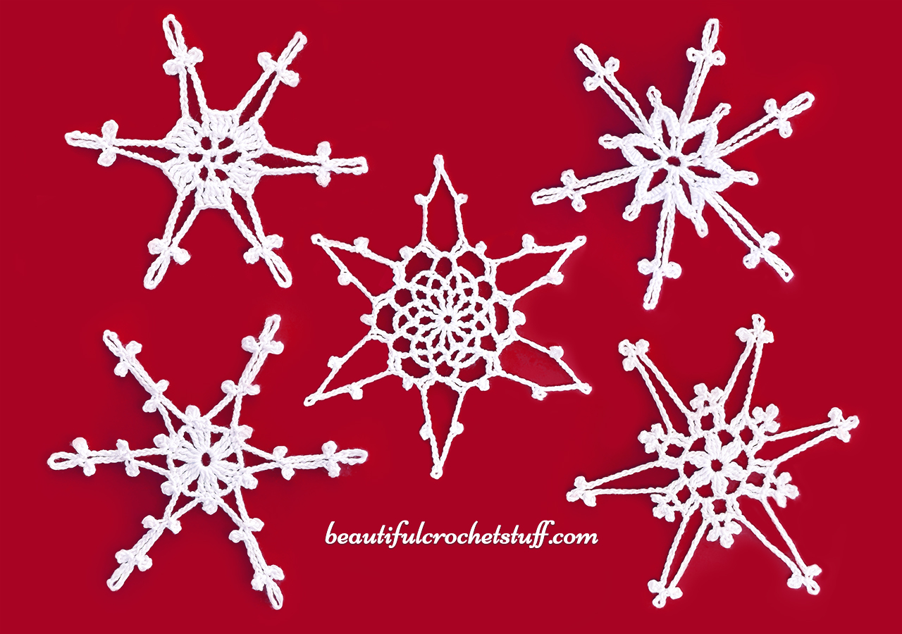 crochet-snowflake-patterns-red