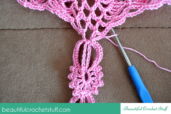 Crochet Triangle Lace Modesty Panel Free Crochet Pattern