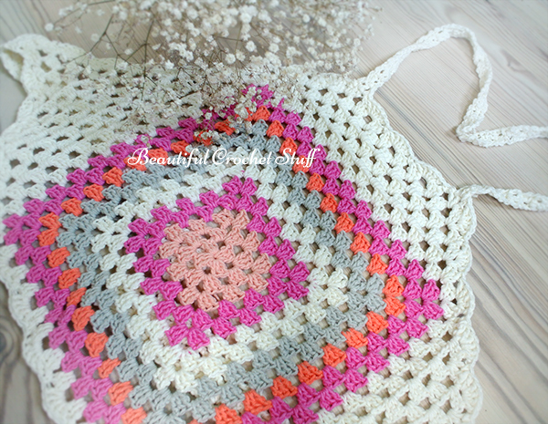 Free Granny Square Crochet Halter Top Pattern - Gathered