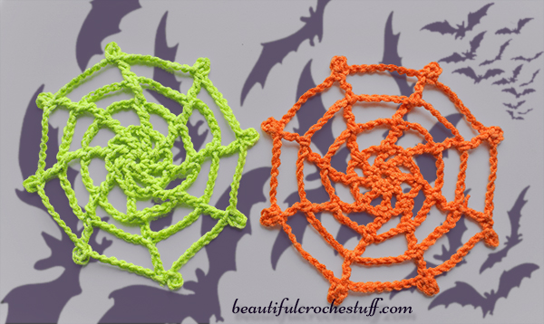 Crochet Spider Web Free Pattern