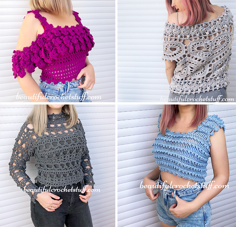 crochet crop top free patterns