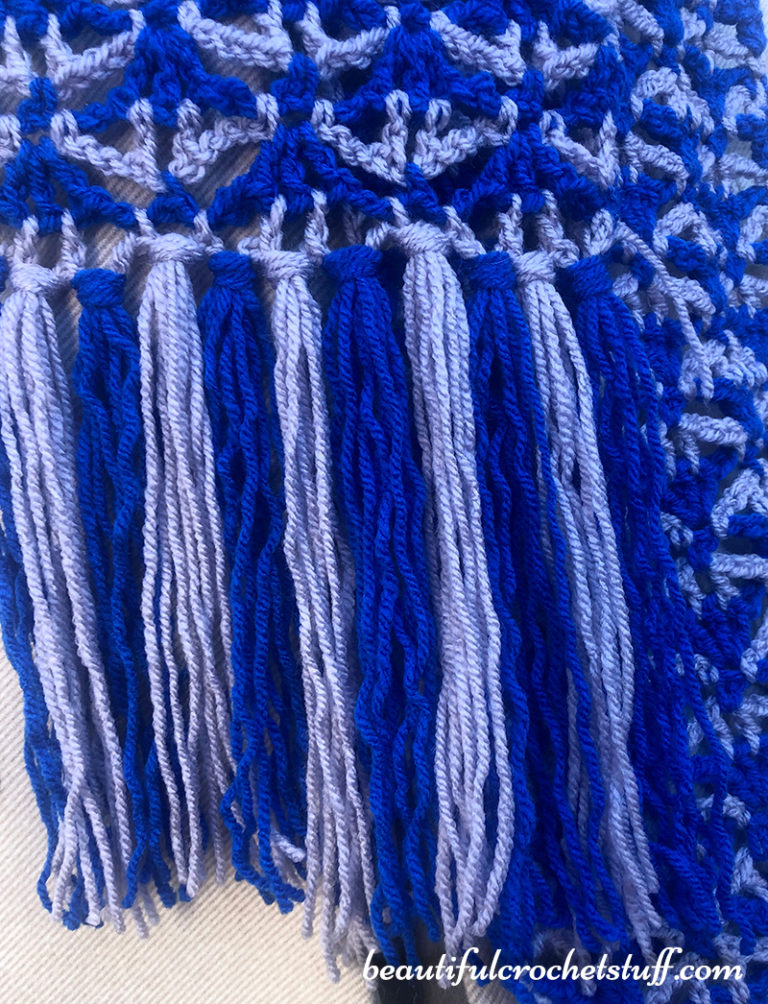 CROCHET AZULEJO SCARF FREE PATTERN - Beautiful Crochet Stuff
