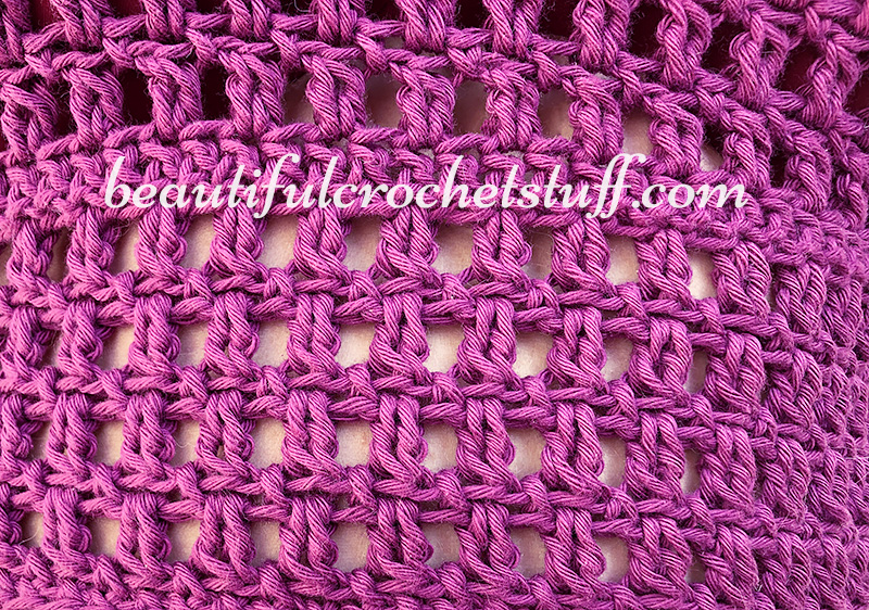 crochet flower top free pattern 1