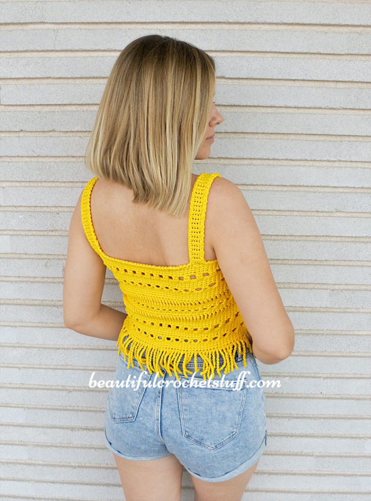 CROCHET CASUAL TANK TOP FREE PATTERN | Beautiful Crochet Stuff