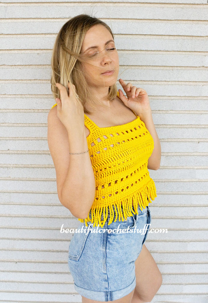 CROCHET CASUAL TANK TOP FREE PATTERN | Beautiful Crochet Stuff