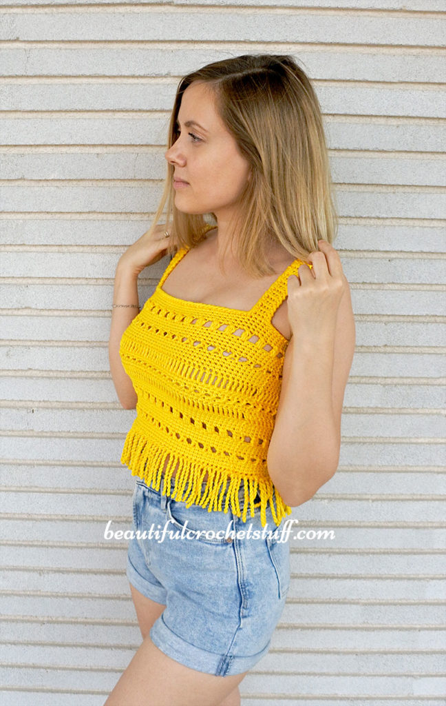 CROCHET CASUAL TANK TOP FREE PATTERN | Beautiful Crochet Stuff