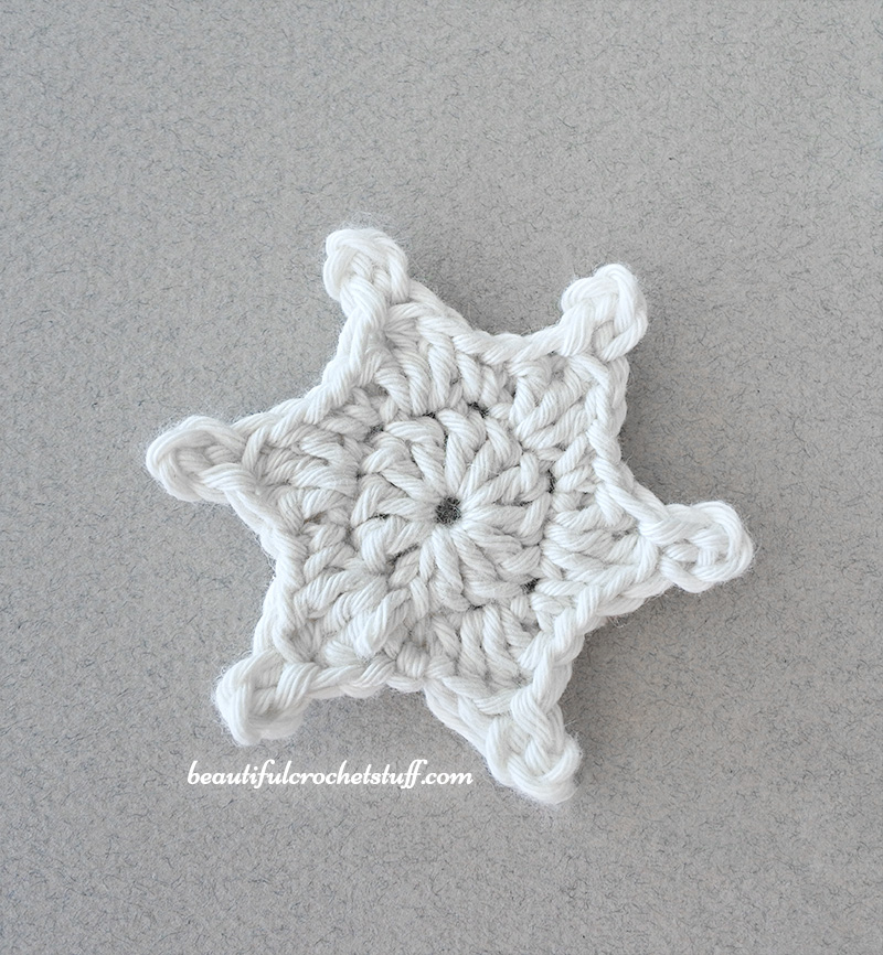 crochet snowflake free pattern
