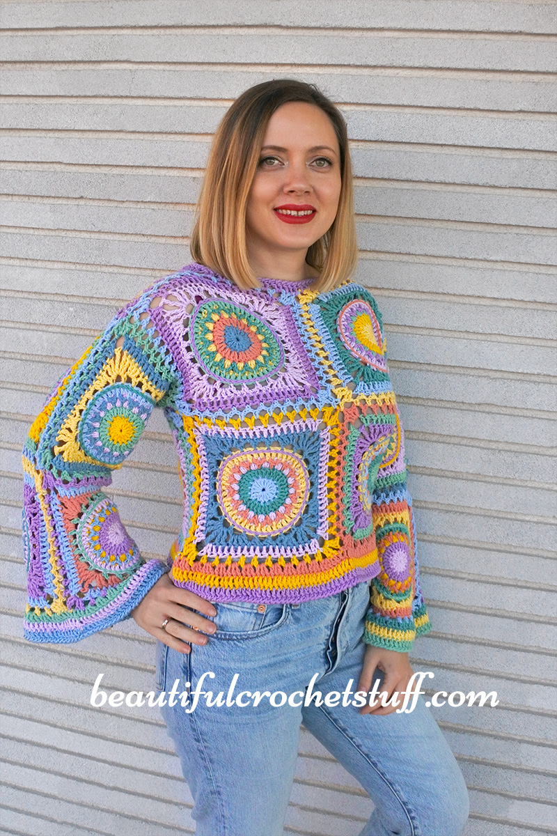 crochet boho top free pattern