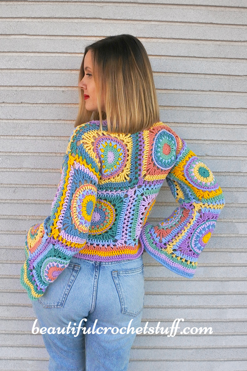 crochet top boho style free pattern