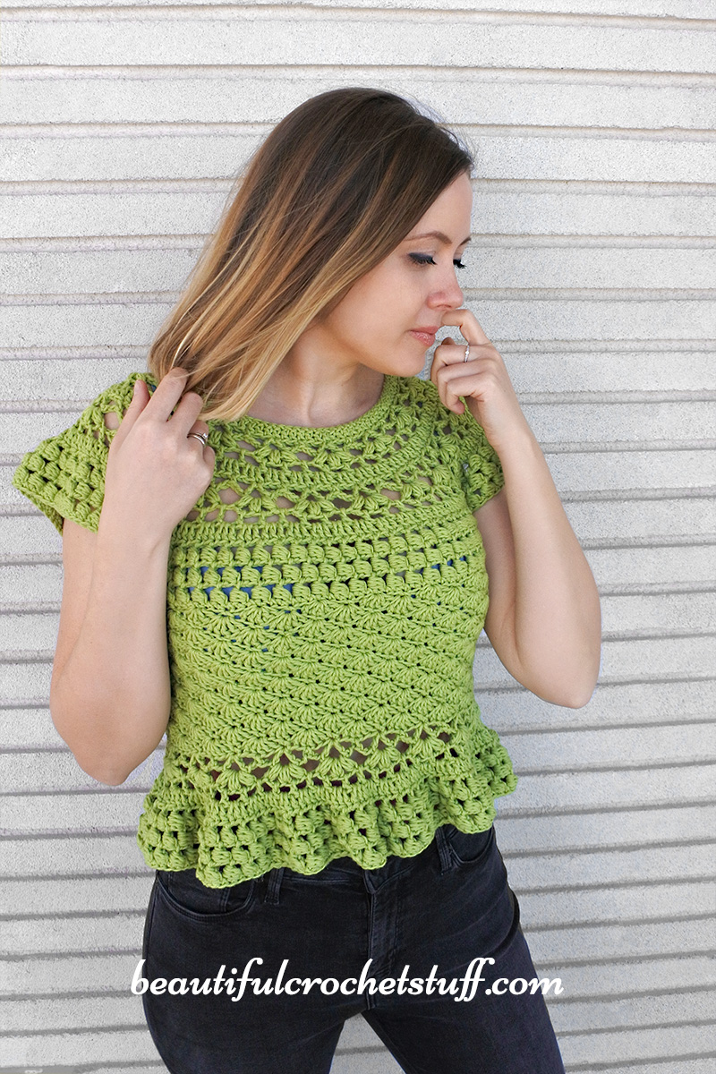 crochet palmeral top pattern