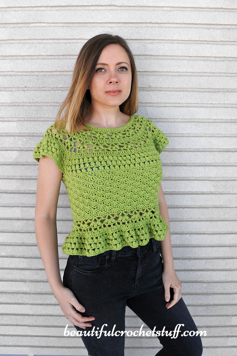 crochet top palmeral free pattern