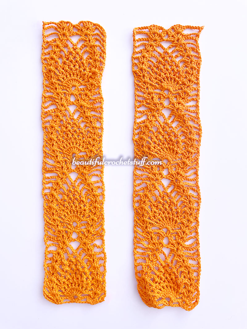 crochet-pineapple-vest-front-part