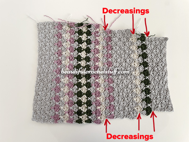 crochet sweater pattern criss cross shell stitch