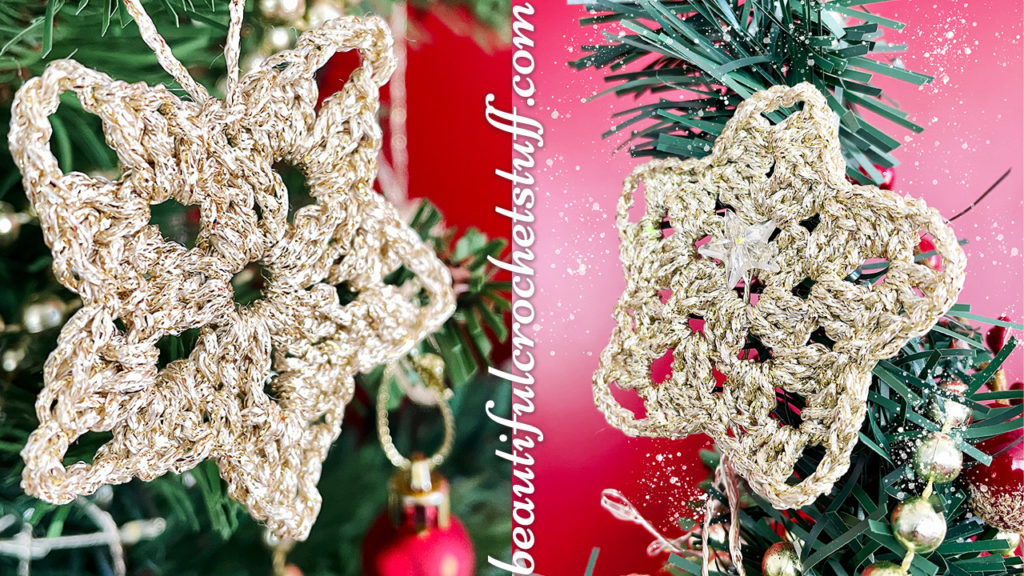 CROCHET CHRISTMAS STARS FREE PATTERN | Beautiful Crochet Stuff